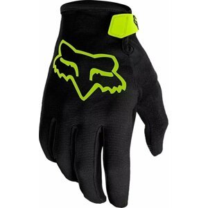 FOX Ranger Gloves Black/Yellow XL Cyklistické rukavice