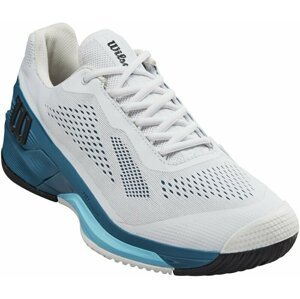 Wilson Rush Pro 4.0 Mens Tennis Shoe White/Blue Coral/Blue Alton 46 Pánska tenisová obuv