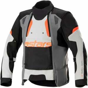 Alpinestars Halo Drystar Jacket Dark Gray/Ice Gray/Black L Textilná bunda