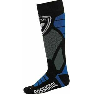 Rossignol Wool & Silk X3 Ski Socks Blue L Lyžiarske ponožky