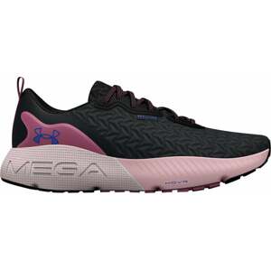 Under Armour Women's UA HOVR Mega 3 Clone Running Shoes Black/Prime Pink/Versa Blue 37,5 Cestná bežecká obuv