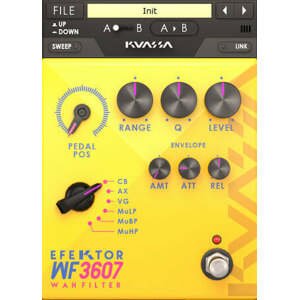 KUASSA Efektor WF3607 Wah Filter (Digitálny produkt)