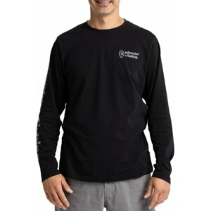 Adventer & fishing Tričko Long Sleeve Shirt Black M