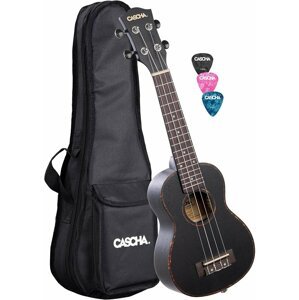 Cascha HH 2262L Sopránové ukulele Black