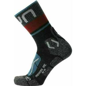 UYN Man Trekking One Merino Socks Anthracite/Blue 39-41 Ponožky