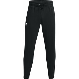 Under Armour Men's UA Essential Fleece Joggers Black/White XL Fitness nohavice