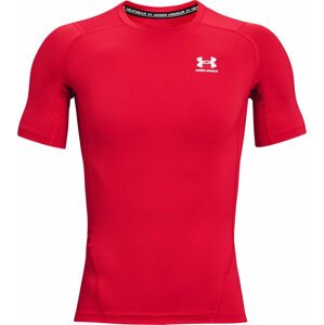 Under Armour Men's HeatGear Armour Short Sleeve Red/White XL Fitness tričko