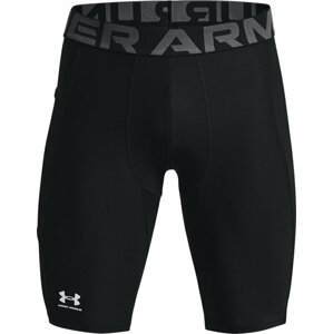 Under Armour Men's HeatGear Pocket Long Shorts Black/White XL Bežecká spodná bielizeň