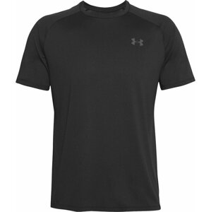 Under Armour Men's UA Tech 2.0 Textured Short Sleeve T-Shirt Black/Pitch Gray XL Fitness tričko