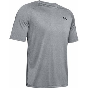 Under Armour Men's UA Tech 2.0 Textured Short Sleeve T-Shirt Pitch Gray/Black 2XL Fitness tričko
