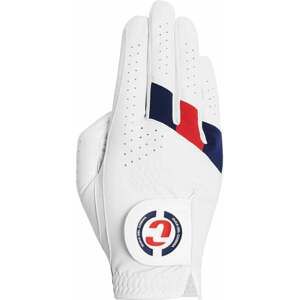 Duca Del Cosma Men's Hybrid Pro Brompton Golf Glove RH White/Navy/Red S