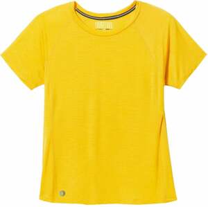 Smartwool Women's Active Ultralite Short Sleeve Honey Gold M Outdoorové tričko