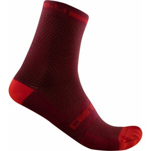 Castelli Superleggera T 12 Sock Bordeaux L/XL Cyklo ponožky