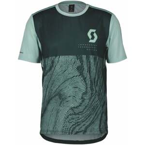 Scott Trail Vertic S/SL Men's Shirt Aruba Green/Mineral Green S Tričko