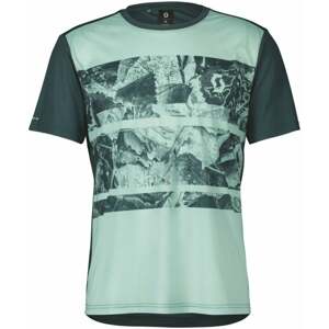 Scott Trail Flow S/SL Men's Shirt Green/Aruba Green XL Cyklodres/ tričko