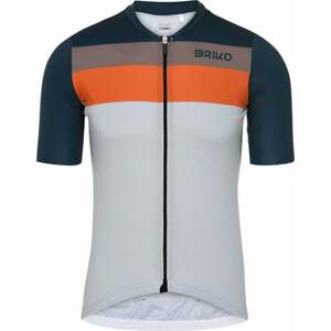 Briko Jerseyko Stripe Dres Beige/Blue Marine/Grey Sparrow/Orange Rust L