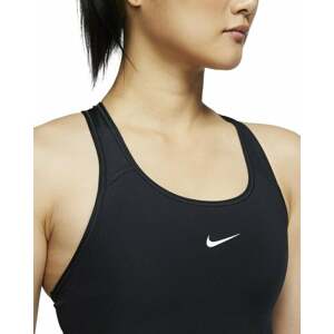 Nike Dri-Fit Swoosh Womens Medium-Support 1-Piece Pad Sports Bra Black/White XL Fitness bielizeň