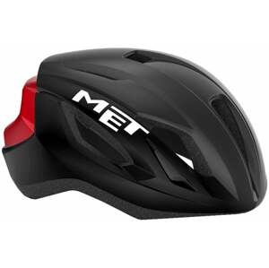 MET Strale Black Red Metallic/Glossy L (58-62 cm) Prilba na bicykel