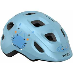 MET Hooray Pale Blue Hippo/Matt XS (46-52 cm) Detská prilba na bicykel