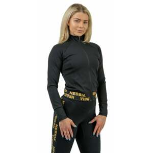 Nebbia Zip-Up Jacket INTENSE Warm-Up Black/Gold XS