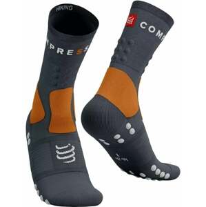 Compressport Hiking Socks Magnet/Autumn Glory T1 Bežecké ponožky