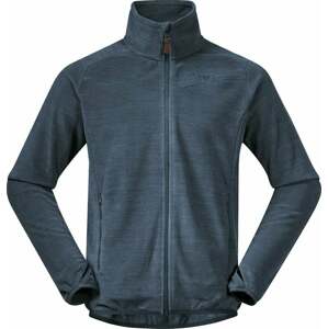 Bergans Outdoorová mikina Hareid Fleece Jacket NoHood Orion Blue XL