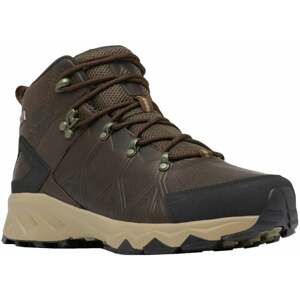 Columbia Pánske outdoorové topánky Men's Peakfreak II Mid OutDry Leather Shoe Cordovan/Black 42