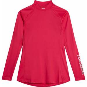 J.Lindeberg Asa Soft Compression Womens Top Rose Red XS