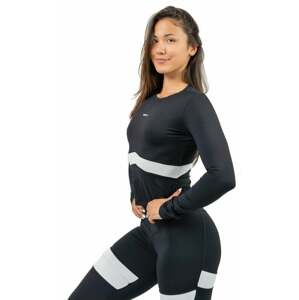 Nebbia Long Sleeve Sporty Top True Hero Black L Fitness tričko