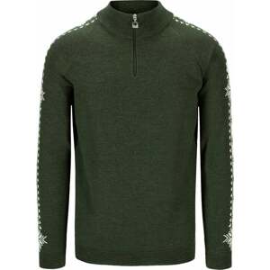 Dale of Norway Geilo Mens Sweater Dark Green/Off White XL Sveter