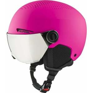 Alpina Zupo Visor Q-Lite Junior Ski helmet Pink Matt M Lyžiarska prilba