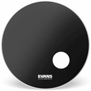 Evans BD24RONX Onyx Coated 24" Čierna Rezonančná blana na bubon
