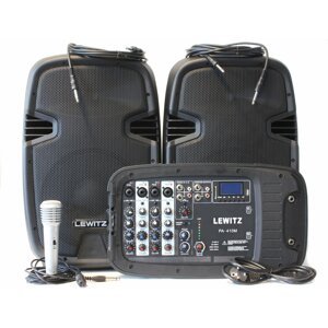 Lewitz PA 410 M Prenosný ozvučovací PA systém