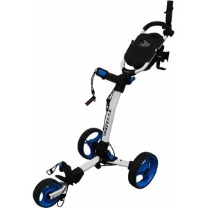 Axglo TriLite White/Blue Manuálny golfový vozík