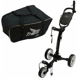 Axglo TriLite 3-Wheel SET Black/White Manuálny golfový vozík