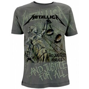 Metallica Tričko And Justice For All Grey L