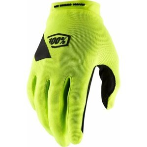 100% Ridecamp Gloves Fluo Yellow S Cyklistické rukavice