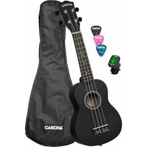 Cascha HH 3969 EN Sopránové ukulele Black