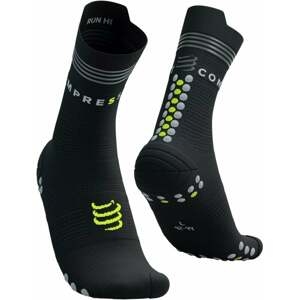 Compressport Pro Racing Socks v4.0 Run High Flash Black/Fluo Yellow T1 Bežecké ponožky