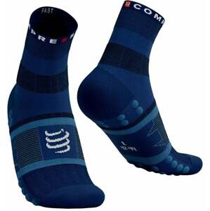 Compressport Fast Hiking Socks Estate Blue/Pacific Coast T4 Bežecké ponožky