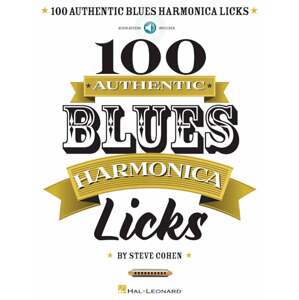 Steve Cohen 100 Authentic Blues Harmonica Licks Noty