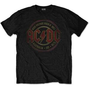 AC/DC Tričko Est. 1977 Black 2XL