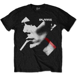 David Bowie Tričko Smoke Black S