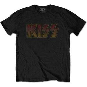Kiss Tričko Vintage Classic Logo Black XL