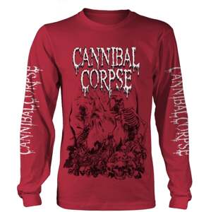 Cannibal Corpse Tričko Pile Of Skulls 2018 Red S