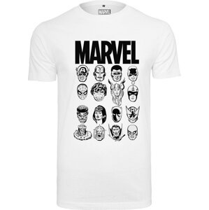 Marvel Tričko Crew White XS