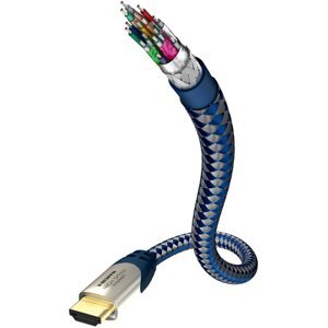 Inakustik High Speed HDMI Cable with Ethernet Blue 8 m