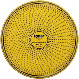 Tonar Acrylic Stroboskopický disk Žltá