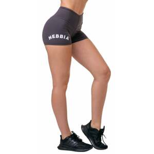 Nebbia Classic Hero High-Waist Shorts Marron S Fitness nohavice