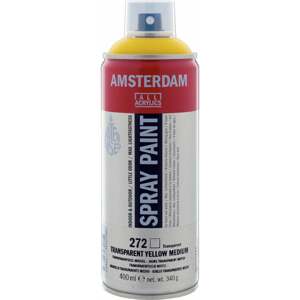 Amsterdam Spray Paint 400 ml Transparent Yellow Med